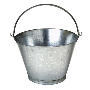 Nouvel Arrivage – Seau Pliant en Métal Galvanisé au Design Moderne avec Poignée, Seau en Fer pour Décoration Intérieure, Taille et Forme Personnalisables - Product Image 6