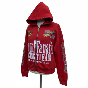 Sweat à capuche zippé pour homme, style professionnel, qualité supérieure, 100% coton, fabrication industrielle, impression sérigraphiée, prix abordable, sweat à capuche le plus demandé - Product Image 4