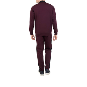 Most Trendy Cut and Sew Winter 2 <b>Pc</b> Tracksuit <b>Sets</b> Thick Hoodie & Matching Jogger Sweatpants Two Piece Cotton Men's Sweatsuit - Product Image 2