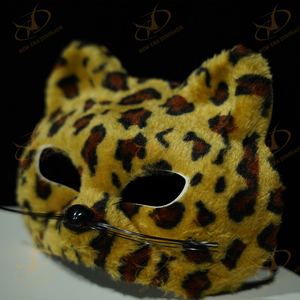 Custom Adult Halloween <strong>Tiger</strong> EVA <strong>Mask</strong> 1-Color Print for Role Play Costumes - Product Image 1