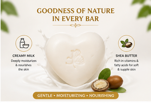 Savon Solide Crème au Lait et Beurre de Karité Éclaircissant Anti-Taches Anti-Âge Lissant à l'Huile Vitaminée pour Soins de la Peau - Product Image 4