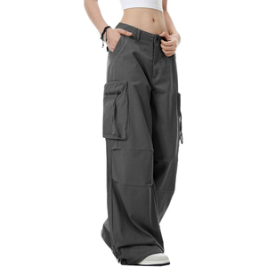กางเกงคาร์โก้ลำลองสไตล์ Y2K ทรงหลวมขาบาน ราคาโรงงาน - Product Image 3