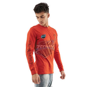 ราคาขายส่ง เสื้อยืดคอกลม แขนสั้น ผ้าฝ้าย 100% ทรงหลวม พิมพ์ลายลำลอง สำหรับผู้ชาย รับสกรีนโลโก้ ระบายอากาศ แห้งเร็ว - Product Image 1