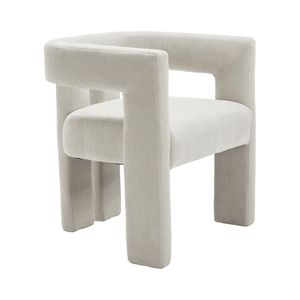 Chaise d'appoint contemporaine en tissu rembourré, lot de 2, fauteuil de cuisine ou de salon - Product Image 3