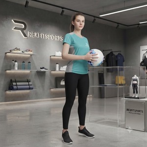 เสื้อยืดกีฬาผู้หญิง REXFITSPORTS 2026 แบบสั่งทำพิเศษ ระบายอากาศได้ดี แขนสั้น เหมาะสำหรับออกกำลังกาย วิ่ง ฟิตเนส เสื้อเจอร์ซีย์ แบรนด์ส่วนตัว ชุดออกกำลังกาย - Product Image 2