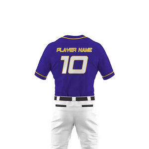 Últimos Diseños de Uniformes de Béisbol para Adultos, Personalizados con Impresión Digital a Color, Transpirables, de Secado Rápido y Alta Calidad, para Venta en Línea - Product Image 5