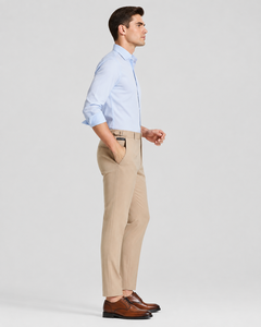 Pantalones Casuales Personalizados Active Squad para Hombre, 100% Algodón, Tejido de Lana, Cintura Media, Cierre de Botones, Ecológicos y Transpirables - Product Image 3
