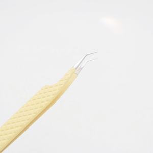 Nomex International vente en gros de haute qualité 45 degrés en acier inoxydable Extension de cils pince à épiler léger antibactérien - Product Image 1