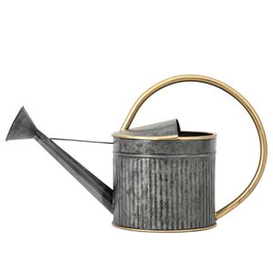 Regadera de metal de diseño para uso decorativo y funcional, ideal para regar flores, hierbas y plantas pequeñas. - Product Image 5