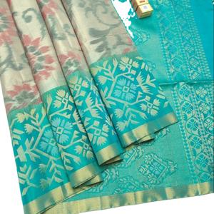 Original Minakari Heavy Zari Border and Heavy Weaving Work Saree Vêtements indiens et pakistanais - Product Image 1