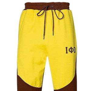 Pantalones Deportivos Iota Phi Theta Tech Fleece Marrón Dorado, Ropa Griega, Pantalones de Fraternidad, Pantalones Deportivos Premium, Ajuste Elegante - Product Image 4