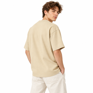 Camiseta Oversize Personalizada para Hombre, 260 GSM, 100% Algodón, Hombros Caídos, Corte Cuadrado, Estilo Urbano, Estampada, Ecológica, Marca Privada - Product Image 4