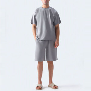 Camiseta de Moda para Hombre, Corte Regular, Color Sólido, 220 g/m², Algodón Transpirable de Secado Rápido, Manga Corta, para Actividades al Aire Libre, Primavera-Verano - Product Image 5