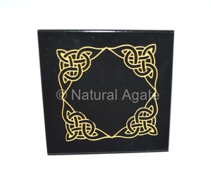 Fournisseur d'ensembles de symboles Reiki en aventurine verte de forme ronde - Product Image 6
