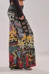Pantalones Vaqueros de Cintura Media, Corte Holgado, Estampados, Estilo Bohemio, Tela de Algodón Lavado, Transpirables, para Mujer - Product Image 4