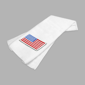 Toalla Deportiva Personalizada Blanca para Equipo de Fútbol Americano, 100% Algodón, Impresión Digital del Logotipo, Toalla de Mano Deportiva Elástica en Cuatro Direcciones, para Exteriores - Product Image 3