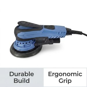 Ponceuse orbitale excentrique électrique 6 pouces 150 mm 400W 220V à vitesse variable sans poussière avec fixation auto-agrippante pour carrosserie automobile, bois, métal 5000-12000 tr/min - Product Image 1