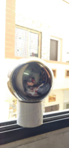 Rare Grande Qualité Premium Naturel Pérou Pyrite Sphère Polie Feng Shui Sculpté Agate Boule Amour Guérison Méditation Décoration - Product Image 3