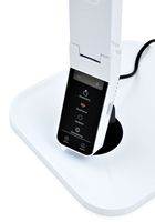 Lampe de table LED 4 lumières parfaite avec interrupteur rotatif, intensité réglable, loupe/lunette grossissante pour bijoux et gemmes blanches
