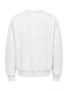 Sudadera para Hombre con Efecto Ácido, Cuello Redondo, Material de Algodón Ligero, Cómoda, Corte Holgado, Informal para Uso Diario - Product Image 2