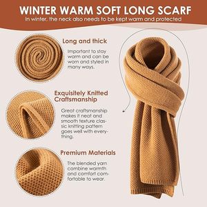 High-Street Unisex Adjustable Knitted <b>Scarf</b>-Urban Fashion Winter Muffler-Custom Logo Soft Rib-Knit Trendy <b>Scarf</b> with OEM Service - Product Image 5