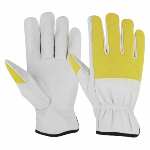 Hot Selling Assembly Work <b>Gloves</b> Durable Goat Grain Leather Soft and Comfortable Construction Safety <b>Gloves</b> with Latex Coating - Product Image 2