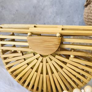 Sacs à main rétro en bambou pour femmes, sac tissé en bambou, nouvelle collection - Product Image 4