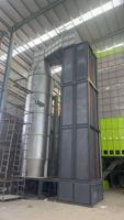 Four à air chaud à combustion suspendue motorisée à commande PLC, haute capacité, pour brûleur de balles de riz KS5L-150KA, garantie 1 an pour séchoir à riz