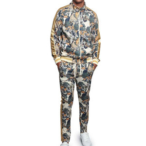 Customized Logo Printing Breathable Winter Casual Lightweight <b>Men</b> Sublimation Tracksuits Polyester/Cotton Best Selling - Product Image 1