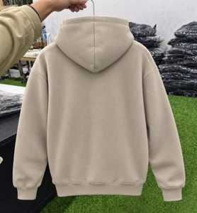 เสื้อฮู้ดผู้ชายทรงโอเวอร์ไซส์ผ้าฟลีซพร้อมกระเป๋าจิงโจ้ - Product Image 2