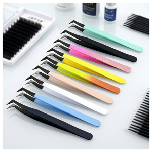Pince à cils de qualité supérieure à pointe fine, outil d'application pour extensions de cils, maquillage et soins de beauté - Product Image 5