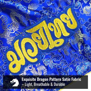 Muay Thai <b>shorts</b> high quality custom design satin breathable lightweight elastic waistband gym training wear for <b>men</b> women - Product Image 3