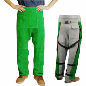Pantalones de Trabajo de Cuero Dividido para Hombre de la Mejor Calidad, Tela de Calidad Industrial con Diseño de Logotipo, Seguridad - Product Image 5