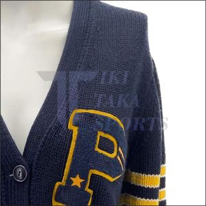 Women's <b>Cardigan</b> Sweaters V-neck Drop Shoulder Button Anti-Wrinkle Winter Heavy weight Thermal <b>Thick</b> Solid Wool/Nylon - Product Image 4