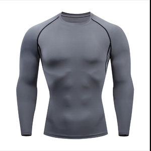 Camiseta Deportiva al por Mayor para Hombre, con Logotipo Personalizado, Ecológica, Cuello en V, de Alto Rendimiento, Absorbe la Humedad, para Entrenamiento Atlético - Product Image 1