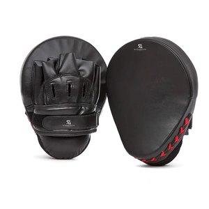 Mitaines de boxe professionnelles en cuir premium avec coussinets incurvés pour l'entraînement de kickboxing et de Muay Thai 2026 - Product Image 1