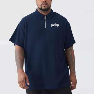 Chemises polo pour hommes grandes tailles, fabrication OEM, prix de gros, t-shirts de haute qualité, sur mesure, taille XXL - Product Image 4