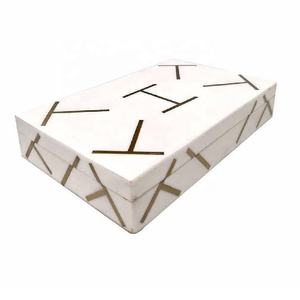 Caja de madera Rectangular impresa con diseño de paisaje de barco de alta calidad, joyero decorativo, joyero de madera hecho a mano - Product Image 2