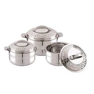 Premium Stainless Steel Insulated Luxury Stackable Eco-Friendly Hot Pot Thermal Casserole Food <b>Warmer</b> Serving Dish for Buffet - Product Image 2