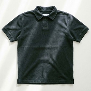 เสื้อเชิ้ตผ้าคอตตอนเทอร์รี่เนื้อหนาพิมพ์ลายตามสั่งสำหรับผู้ชาย สไตล์สตรีทแวร์ กระดุมเดี่ยว แขนสั้นแบบวินเทจ - Product Image 6
