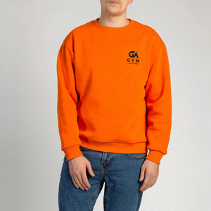 Sudadera Deportiva Gym Active 100% Algodón, Ligera, Cómoda y de Estilo Casual para Hombre, Cuello Redondo, Color Naranja, para Otoño - Product Image 1