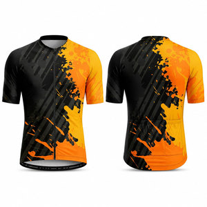 เสื้อจักรยานผู้ชายไซส์ใหญ่ ผ้าโพลีเอสเตอร์น้ำหนักเบา ระบายอากาศได้ดี ประสิทธิภาพสูง ทรงเข้ารูป สวมใส่สบาย ระดับมืออาชีพ - Product Image 1