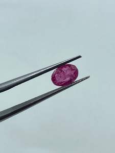 Gema de Espinela Natural de Corte Ovalado, Alta Calidad, Suelta, Rara, de Lujo, Color Rojo Rosado, para Joyería Femenina - Product Image 3