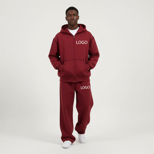 Conjunto Deportivo de Alta Calidad Estilo Hip Hop para Hombre, con Cierre, Logotipo Personalizado Impreso en Relieve, Ropa Deportiva Resistente para Gimnasio - Product Image 5