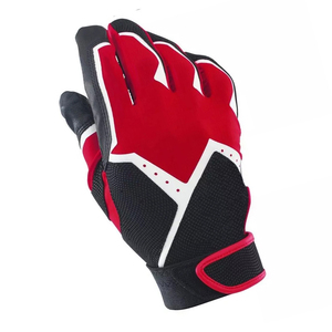 Professional Unique Design Custom Made High Quality Reasonable Price Wholesale Leather Baseball Batting Gloves Outfield <b>Outdoor</b> - Product Image 2