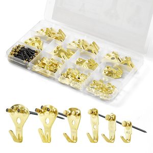 ชุดแขวนกรอบรูปโลหะพร้อมที่แขวนติดผนัง130ชิ้น10lbs 100lbs - Product Image 1