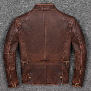 Vestes en cuir pour homme, prix direct usine, nouvelle collection, anti-plis, durables, pour l'hiver. - Product Image 5