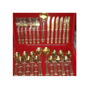 Juego de cubiertos de acero inoxidable Tahura Export Manufacture, juego de cubiertos en utensilios de cocina, chapado en plata, disponible en tamaño personalizado - Product Image 2