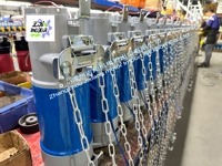 Moteur de porte à enroulement industrielle AC600kg 370W monophasé en alliage d'aluminium avec moteur latéral et interrupteur de fin de course magnétique certifié CE