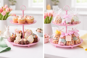 Fresh Piece Easter Blossom 2 Tier Cake Stand - Product Image 5